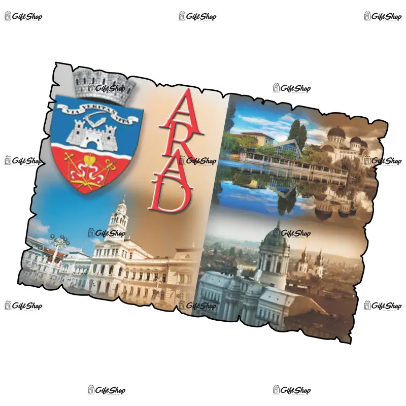 Arad, romania, magnet frigider mgs006
